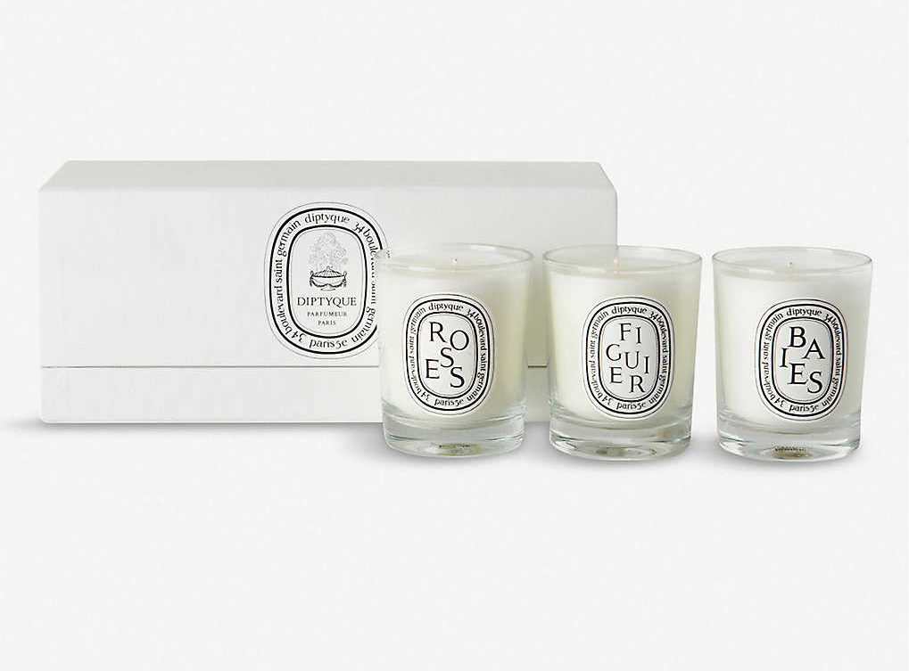 AUTO WIN DIPTYQUE Baies Figuier And Roses Mini Candles 3 X 70g