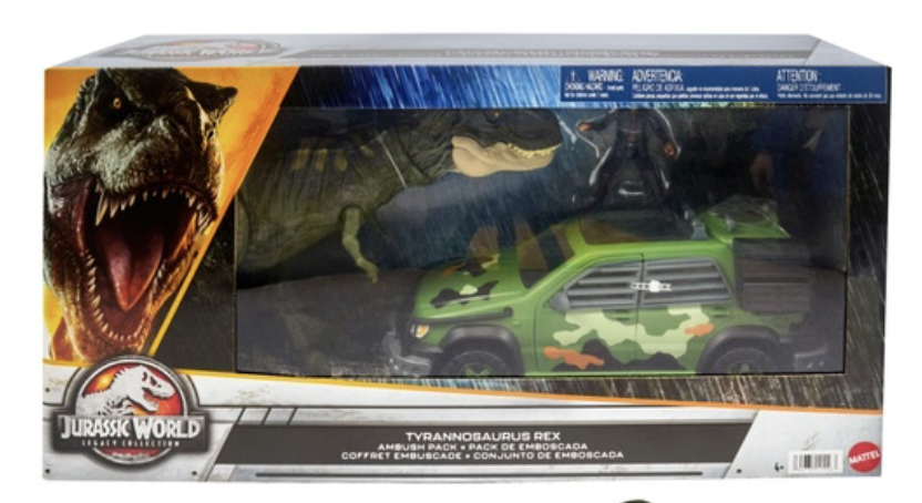 Auto Win Jurassic World Legacy Collection Tyrannosaurus Rex Ambush