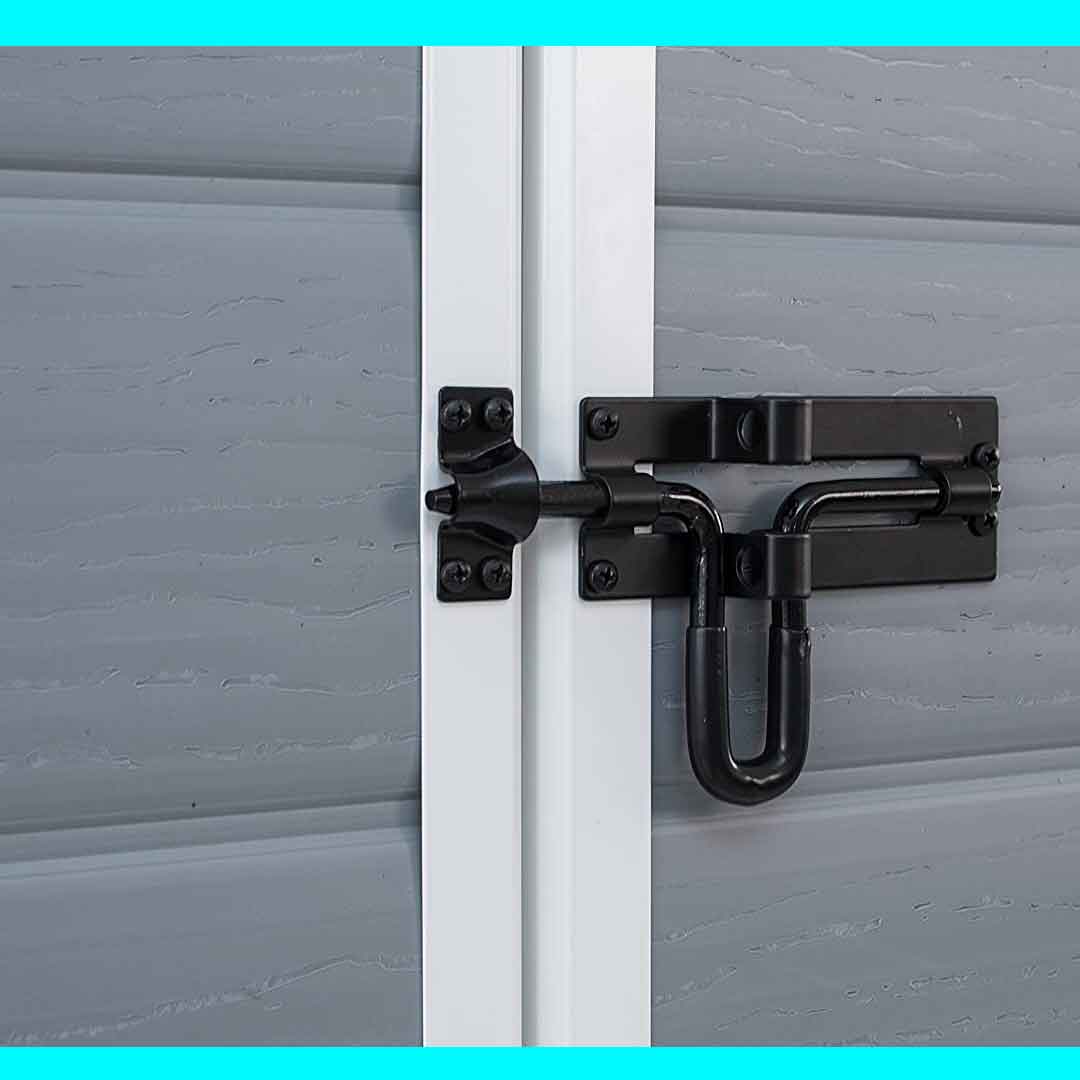 Keter Manor Outdoor Garden Storage Shed, Grey, 4 x 3 ft Competition Fox