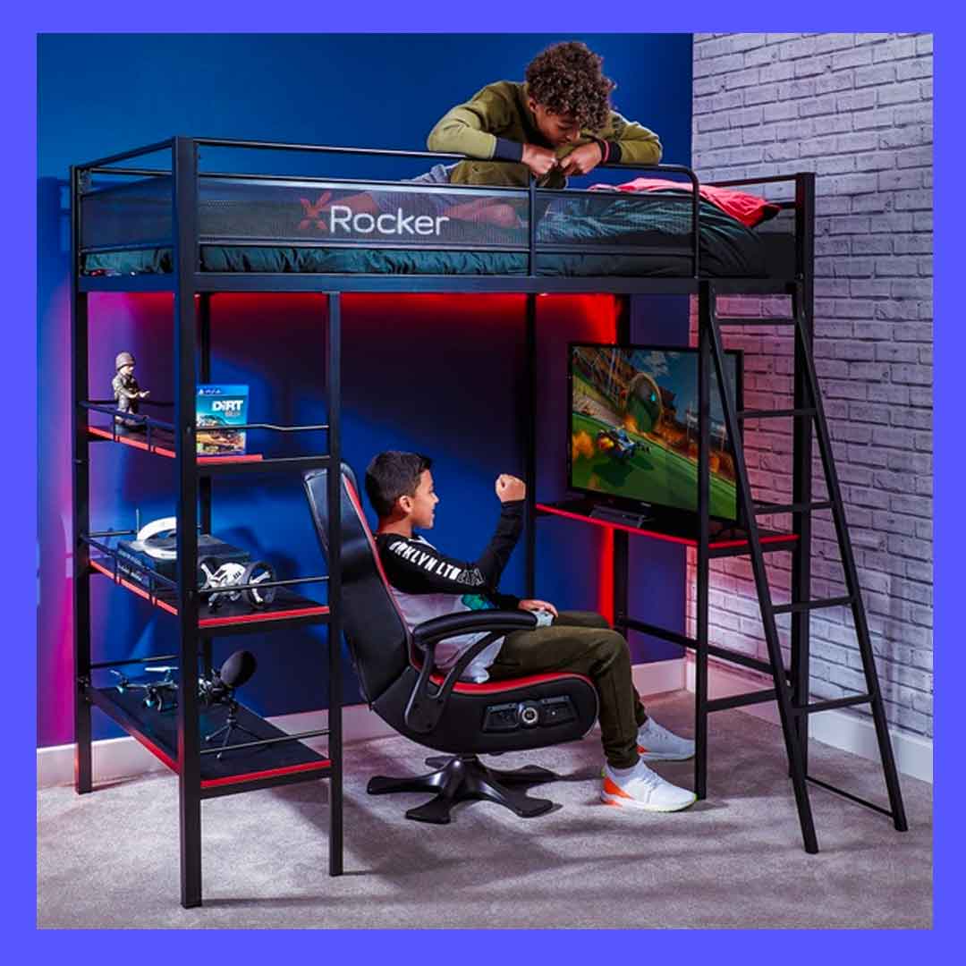 X Rocker Fortress Gaming Bunk - Competition Fox