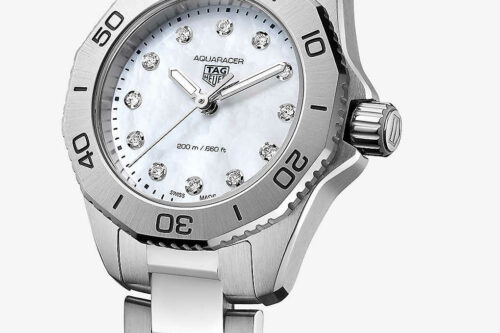 £1500 Cash OR TAG HEUER  Aquaracer stainless-steel automatic watch