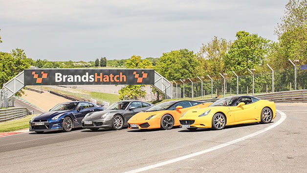 Four Supercar Thrill With High Speed Passenger Ride Competition Fox