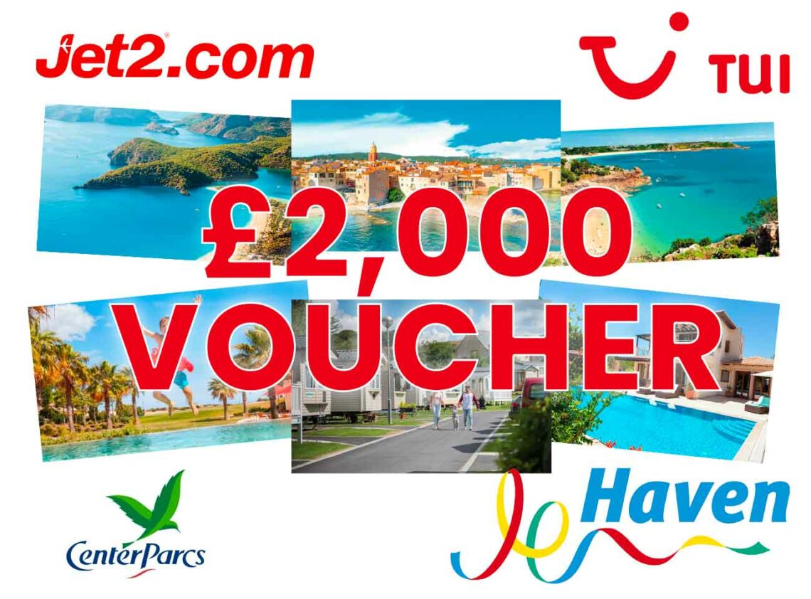 £2000 HOLIDAY VOUCHER TUI / JET2 / CENTERPARCS / HAVEN Competition Fox