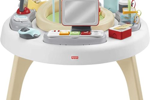 Fisher-Price 2-in-1 Like a Boss Activity Center, Baby Entertainer and Play Table with Music Lights and Sounds