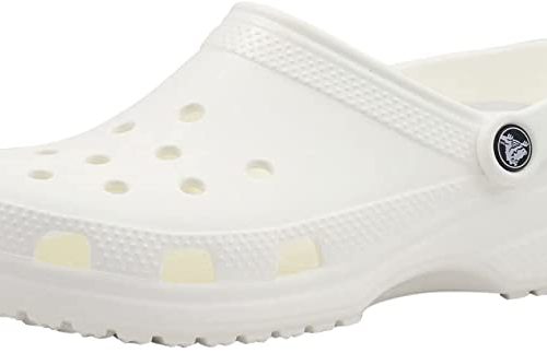 AUTO WIN- Crocs Unisex's Classic Clog- white