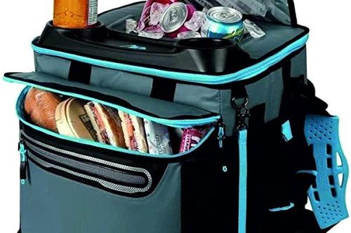 Titan 22.5 Litre 60 Can Rolling Cooler with All Terrain Cart