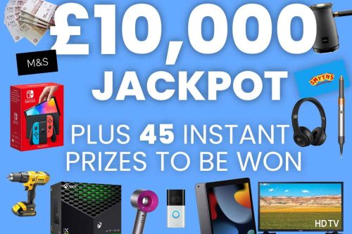 WIN £10,000 JACKPOT PLUS 45 MEGA INSTANT WINS UP FOR GRABS #2