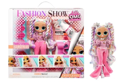 TOY DAY- AUTO WIN-LOL Surprise OMG Fashion Show Doll - Twist Queen - 30cm
