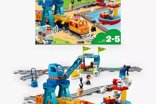 TOY DAY- AUTO WIN-LEGO DUPLO 10875 Cargo Train