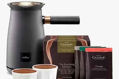 Hotel Chocolat Velvetiser Hot Chocolate Maker, Grey Charcoal,