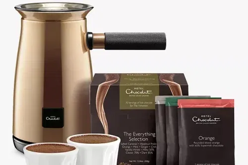 Hotel Chocolat Velvetiser Hot Chocolate Maker, Copper
