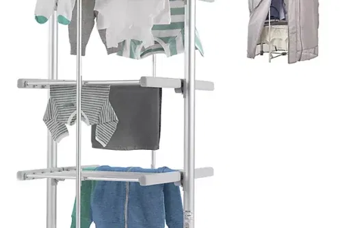 Dry:Soon 3-Tier Heated Airer and Cover