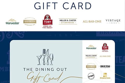 FOX GIVEAWAY-WIN £60 The Dining Out Gift Card