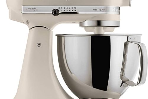 KitchenAid 125 Artisan 4.8L Stand Food Mixer, Matte Fresh Linen