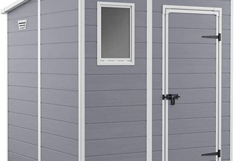 Keter Manor Pent Garden Storage Shed 6ft x 6ft - Grey