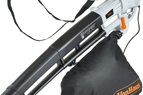 VonHaus Leaf Blower, Garden Vacuum for Clearing Patios & Gardens of Leaves & Other Waste