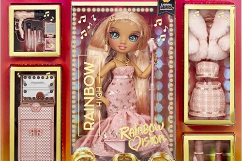 TOY DAY- AUTO WIN- Rainbow Vision Rainbow High Rainbow Divas Sabrina St. Cloud Rose-Quartz Pink Doll