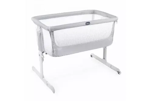Chicco Next 2 Me Air Bedside Crib, Stone