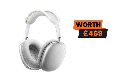 Apple AirPods Max, Noise Cancelling Wireless Bluetooth Over-Ear Headphones, Silver