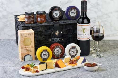 SNOWDONIA Luxury Cheese & Wine Hamper #2