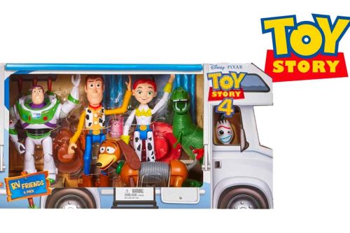 TOY DAY- AUTO WIN-Disney Pixar Toy Story RV Friends 6-Pack Figures