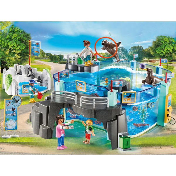 Playmobil penguin hot sale aquarium