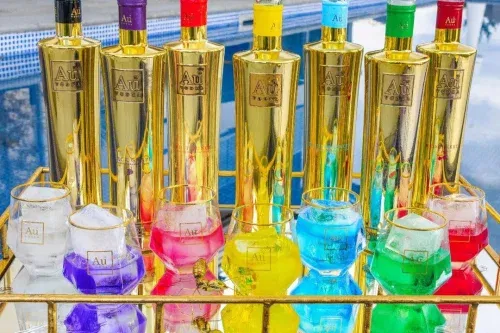 AU VODKA SEVEN BOTTLE COLLECTION