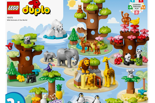 LEGO 10975 DUPLO Wild Animals of the World Toy Animal Figures