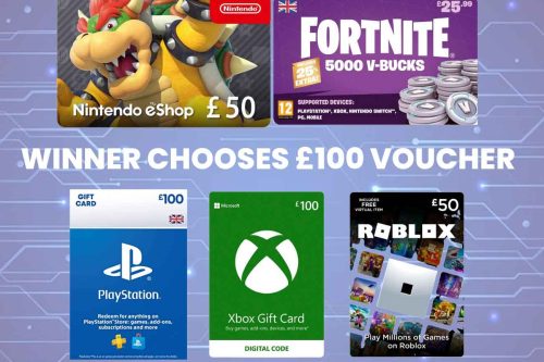 WINNERS CHOICE - £100 GAMING GIFT CARD
