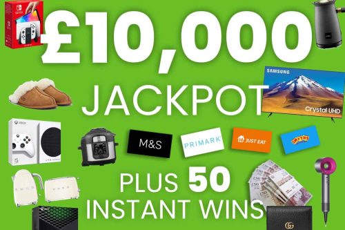 WIN £10,000 JACKPOT PLUS 50 MEGA INSTANT WINS UP FOR GRABS #8