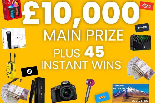 WIN £10,000 JACKPOT PLUS 45 MEGA INSTANT WINS UP FOR GRABS #4