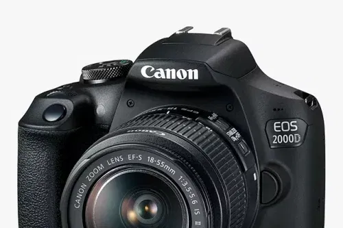 Canon EOS 2000D Digital SLR Camera with 18-55mm Lens & 50mm Lens, 1080p