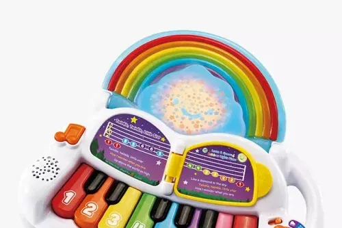 TOY DAY- AUTO WIN- 2 WINNERS- LeapFrog Learn & Groove Rainbow Lights Piano