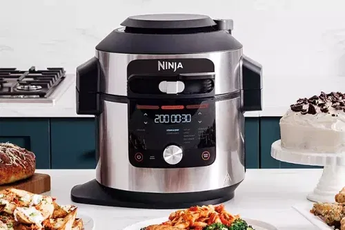 Ninja OL750UK Foodi MAX 15-in-1 SmartLid Multi-Cooker with Smart Cook System, 7.5L