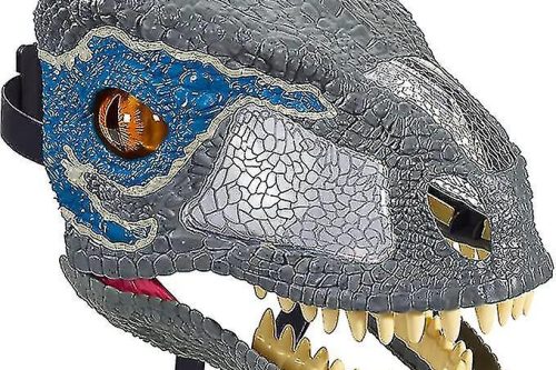 TOY DAY AUTO WIN- Chomp 'n Roar Mask Velociraptor "blue"