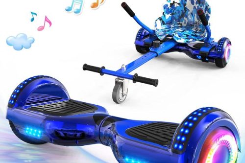 TOY DAY- AUTO WIN-GeekMe Hoverboards and kart bundle for kids,hoverboards with go kart #2
