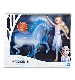 TOY DAY- AUTO WIN-Disney  Frozen 2 Elsa Fashion Doll & Nokk Figure