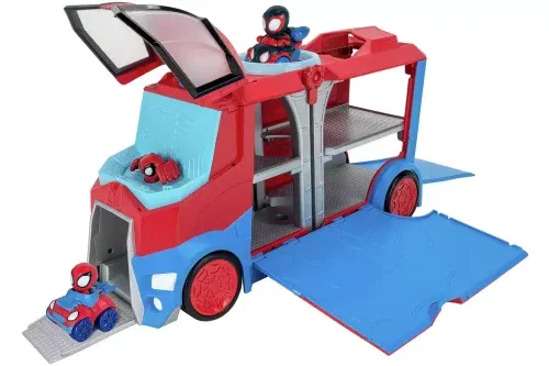 TOY DAY- AUTO WIN-Marvel's Spidey and his Amazing Friends Spidey Transporter