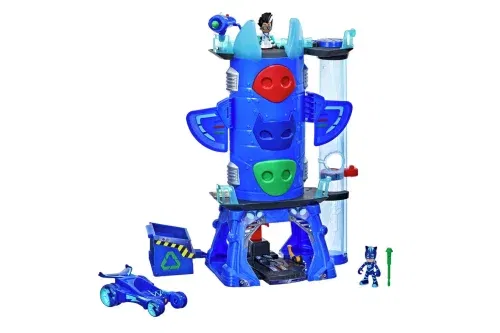 TOY DAY- AUTO WIN-PJ Masks Deluxe Battle HQ Pre-school Toy