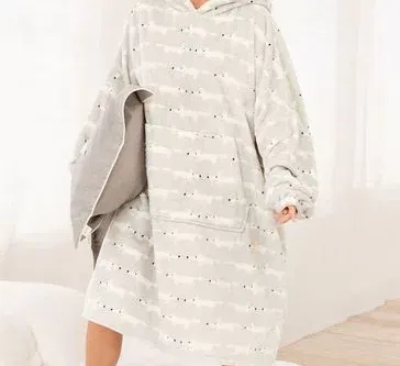 Scion At Next Oversized Blanket Hoodie GREY