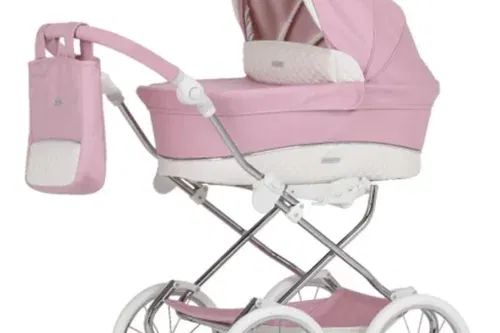 TOY DAY AUTO WIN-Bebecar dolls Pram in Candy Pink