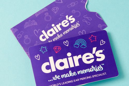 TOY DAY- AUTO WIN-£100 CLAIRES GIFT CARD