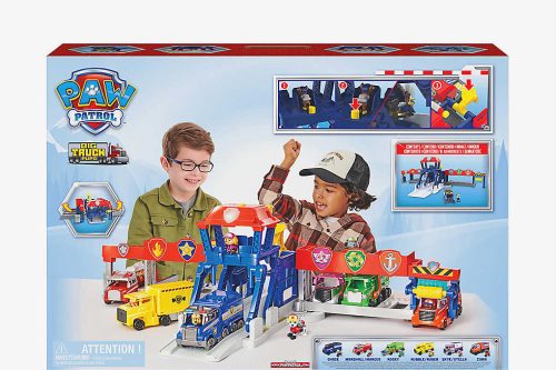 TOY DAY- AUTO WIN- PAW PATROL Big Truck Pups Truck Stop HQ transforming playset