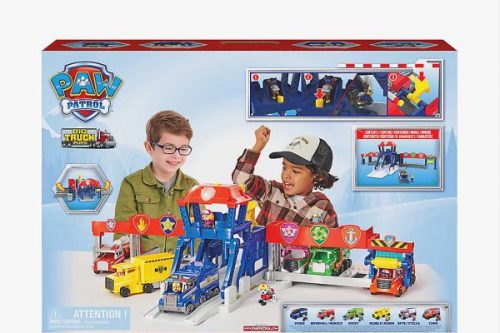 TOY DAY- AUTO WIN- PAW PATROL Big Truck Pups Truck Stop HQ transforming playset #2