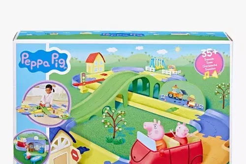 TOY DAY- AUTO WIN-Peppa Pig All Around Peppa's Town Playset