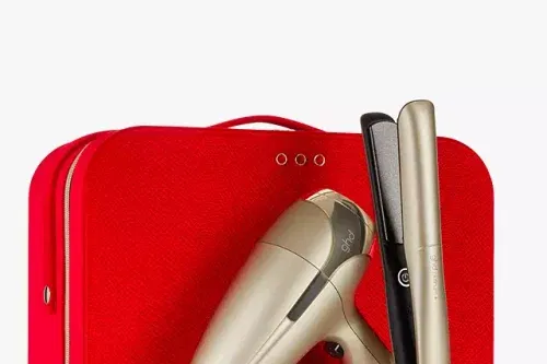Ghd Platinum+ Hair Styler & Helios Hair Dryer Gift Set, Champagne Gold