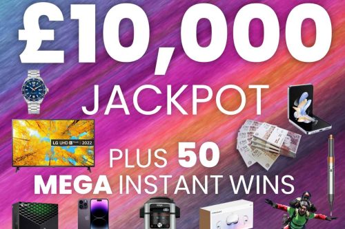 WIN £10,000 JACKPOT PLUS 50 MEGA INSTANT LUXURY WINS UP FOR GRABS #15