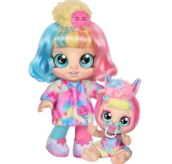 TOY DAY- AUTO WIN-Kindi Kids Scented Sisters Candy Sweets Toddler Doll and Pastel Sweets Baby Doll