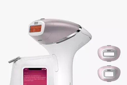 Philips BRI947/00 Lumea IPL Prestige Corded with 4 attachments for Body, Face, Bikini & Underarms, White