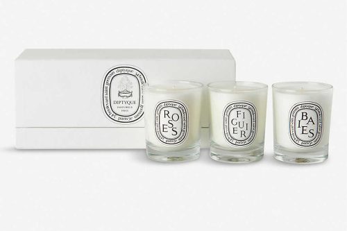 AUTO WIN- DIPTYQUE Baies, Figuier and Roses mini candles 3 x 70g